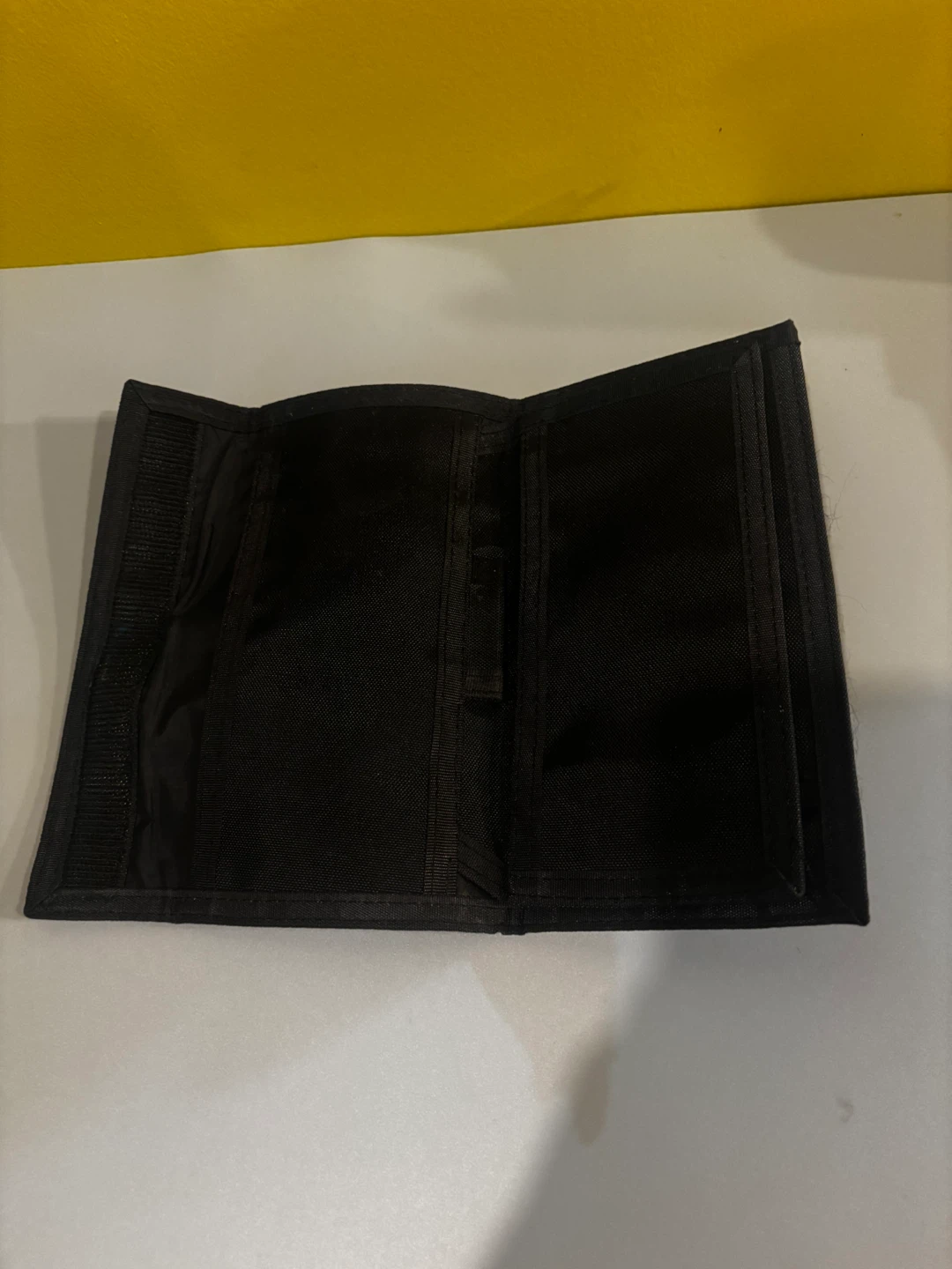 Black & cream Monogram Trifold Wallet - photo 4