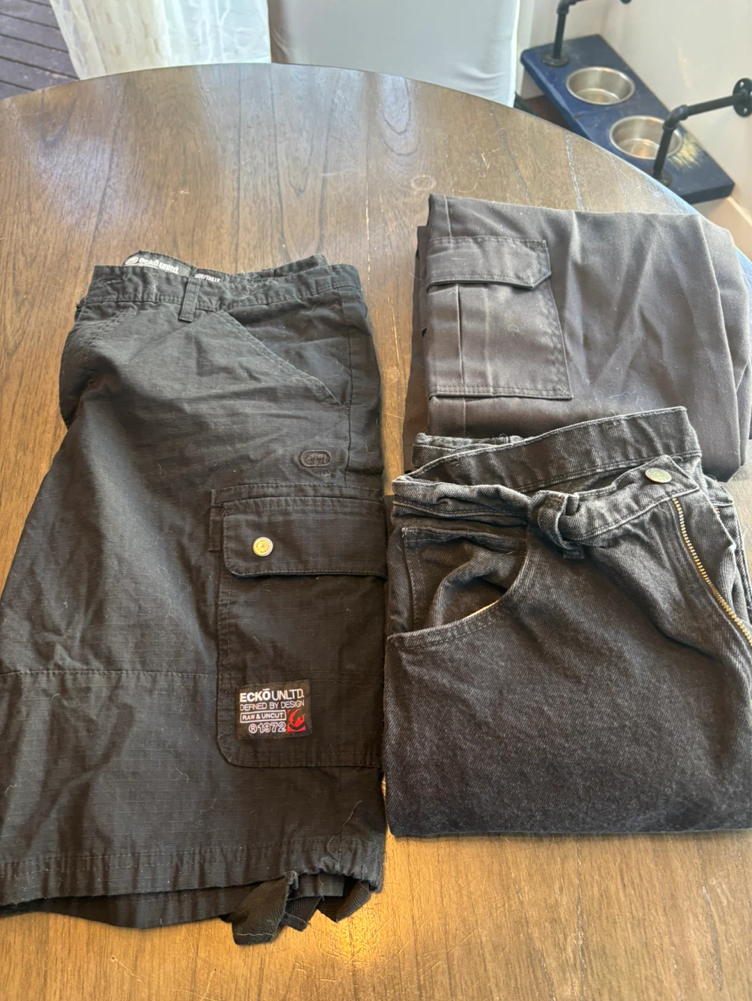 Men’s Black jeans, cargo pants & shorts