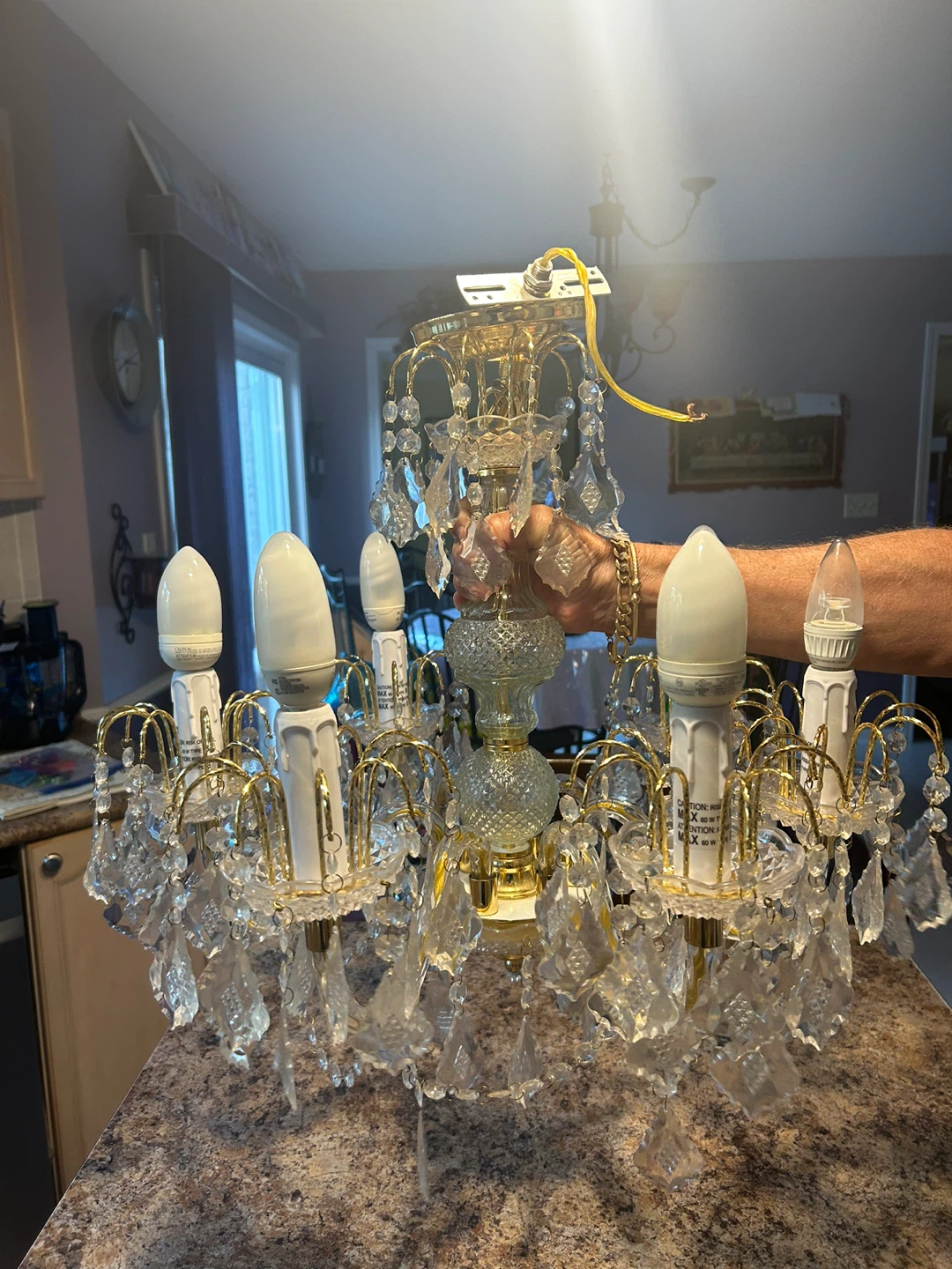 Crystal Chandelier Light Fixture