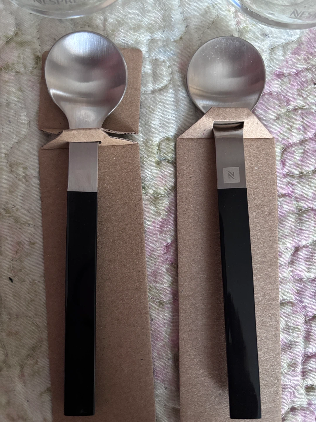 Nespresso Vertuo Collection Gran Lungo Glass Mugs & Spoons Set - photo 3