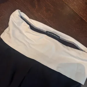 Brandy melville Priscilla pants - navy blue & white