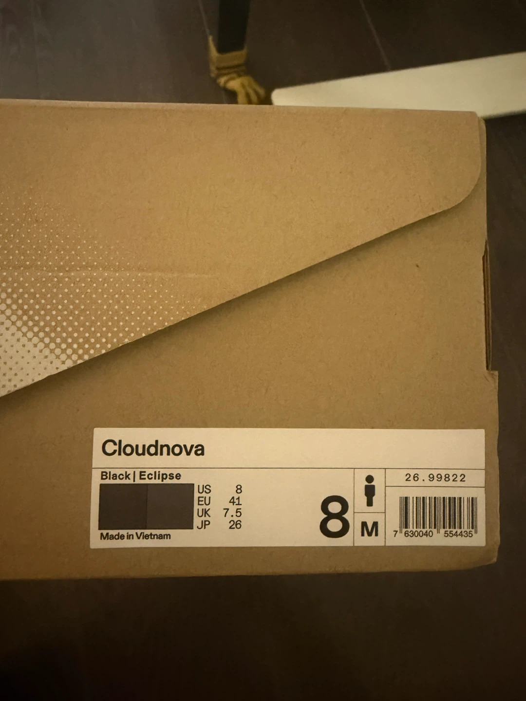 On Cloudnova Running Shoes Black/Eclipse US 8 - photo 3