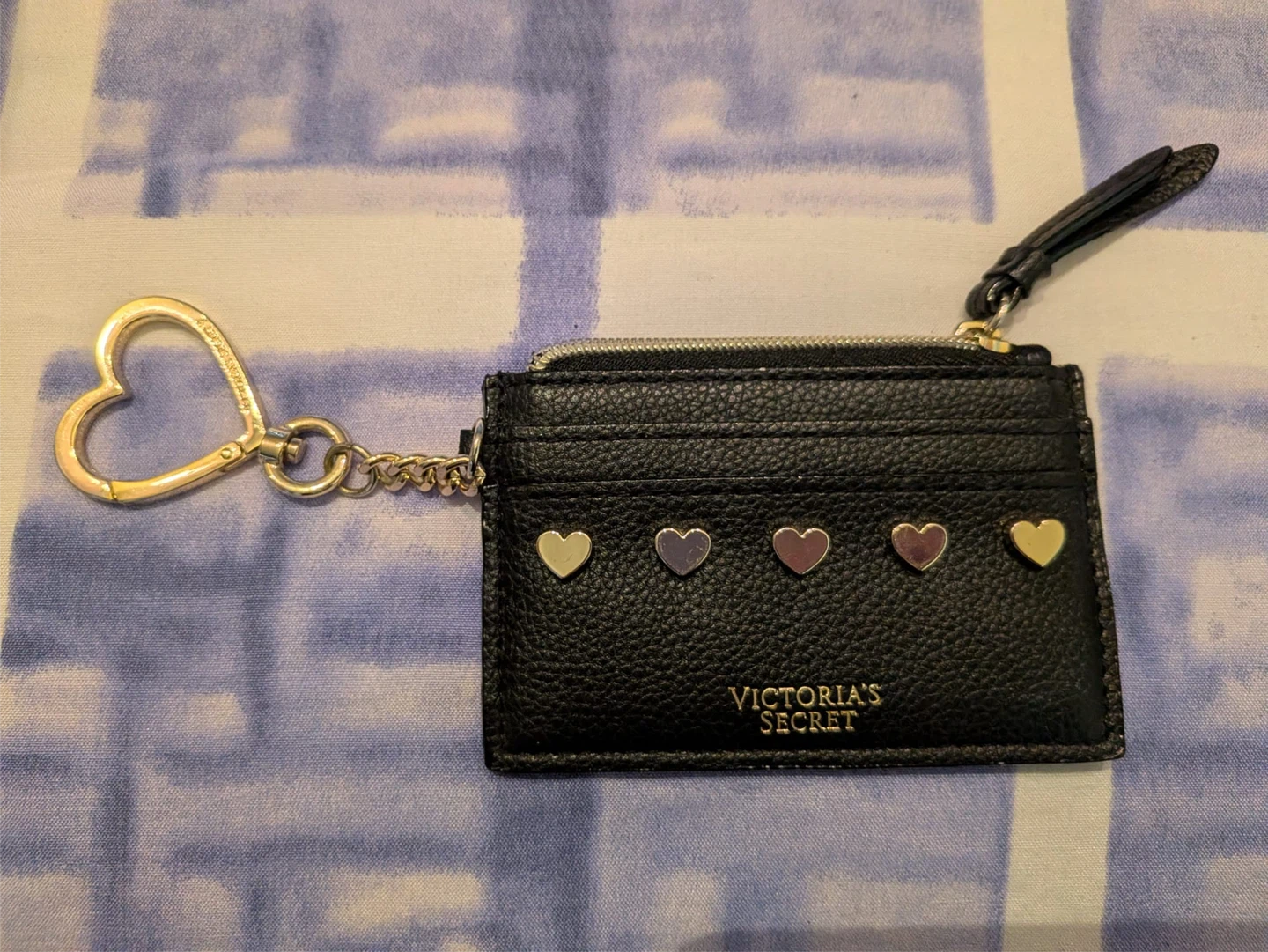 Victoria's Secret Cardholder with Heart Keychain