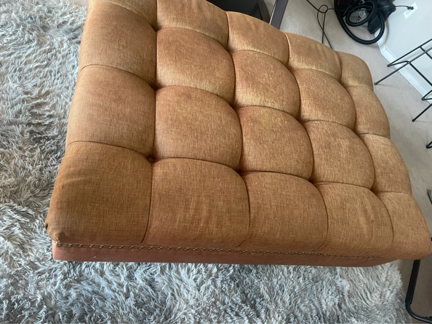 Tufted Storage Ottoman