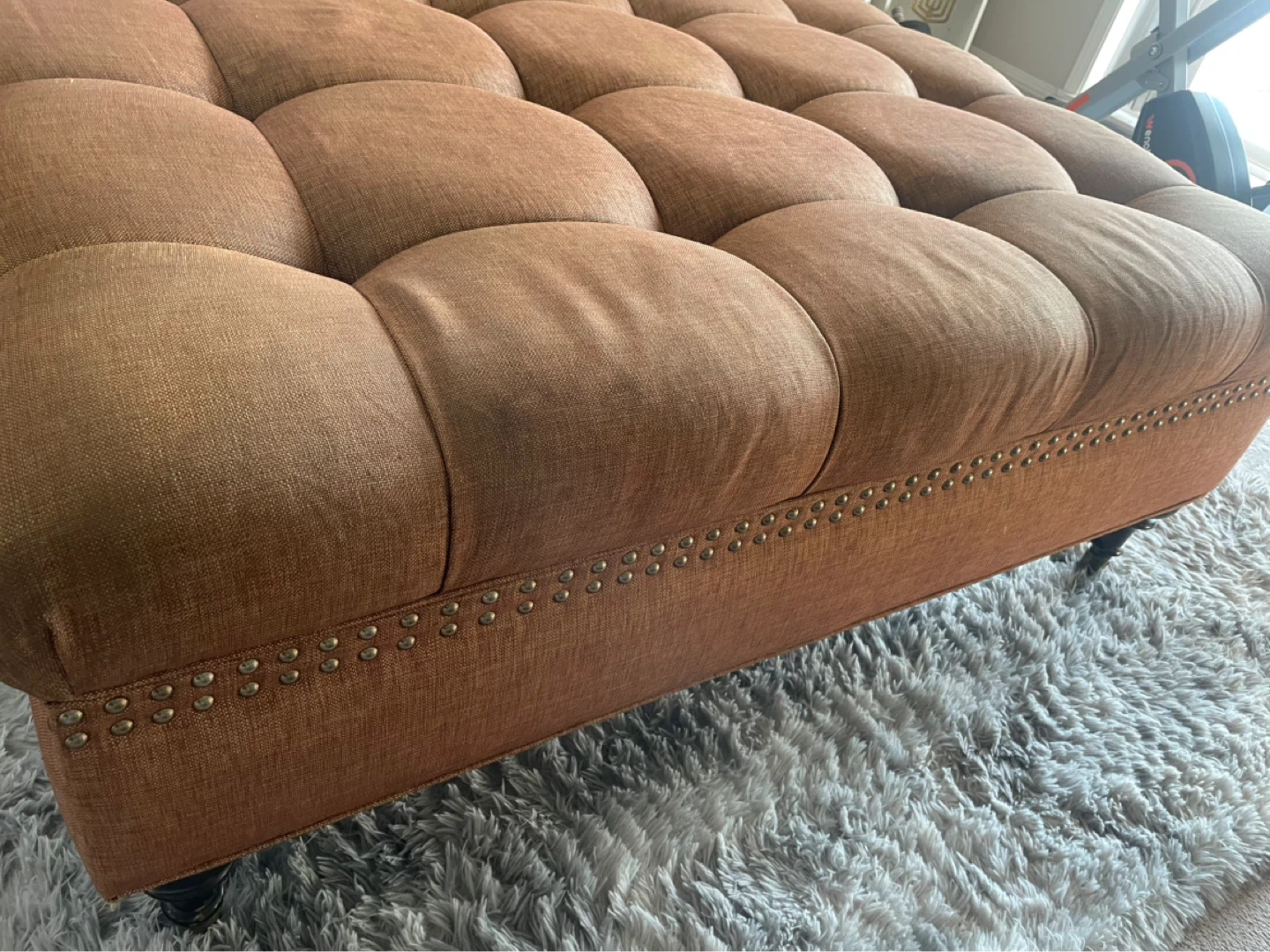 Tufted Storage Ottoman - photo 5