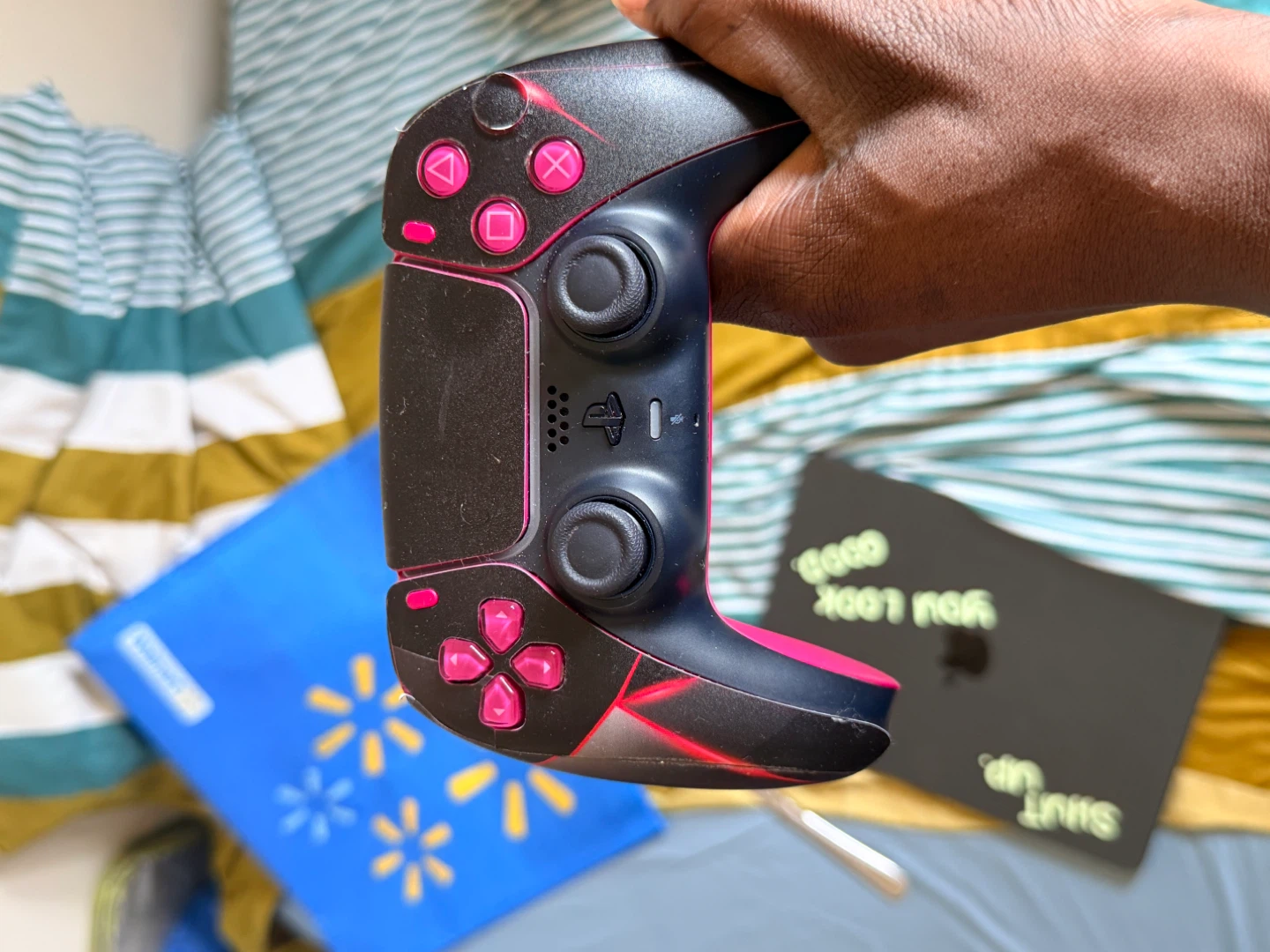 Sony PlayStation 5 DualSense Controllers - Black and Pink - photo 2