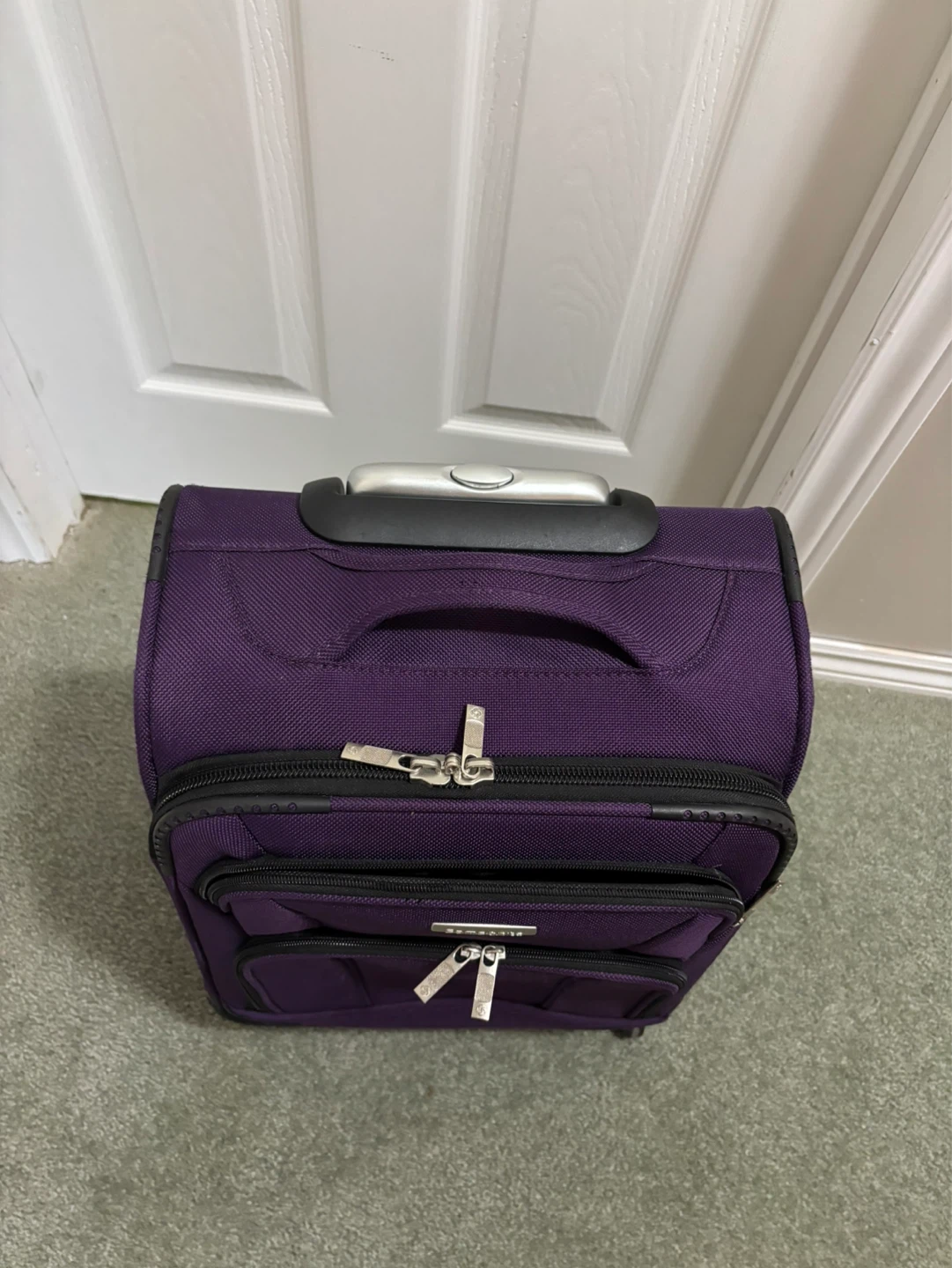 Samsonite Purple Spinner Carry-On Luggage - photo 4