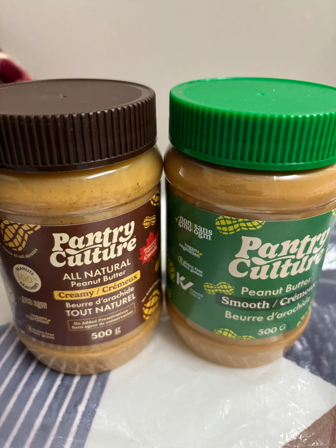 2x Pantry Culture Smooth Peanut Butter 500g
