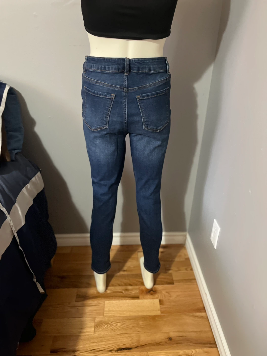 Size 8 d.jeans Women's Dark Wash Skinny Jeans - photo 2