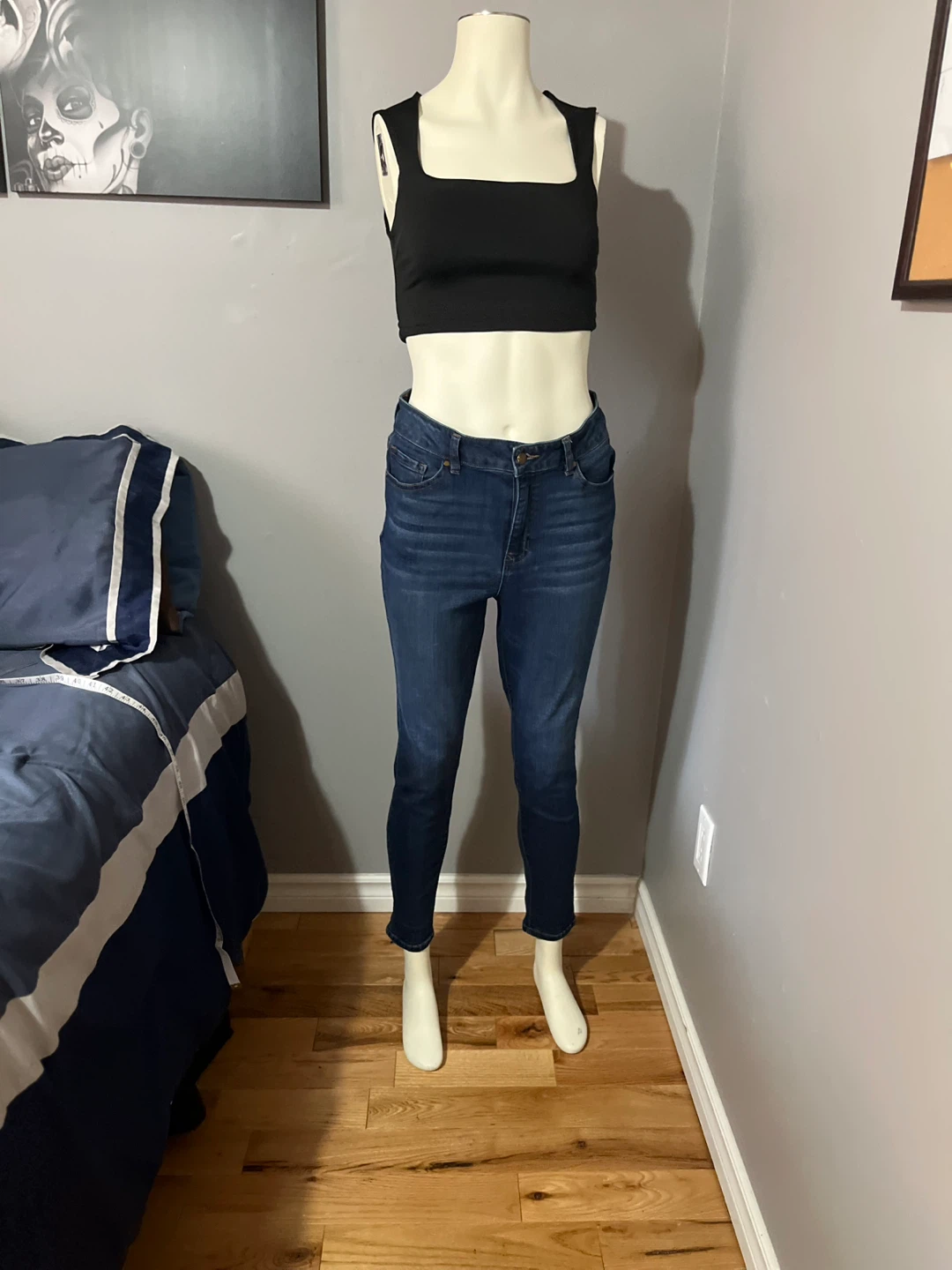 Size 8 d.jeans Women's Dark Wash Skinny Jeans