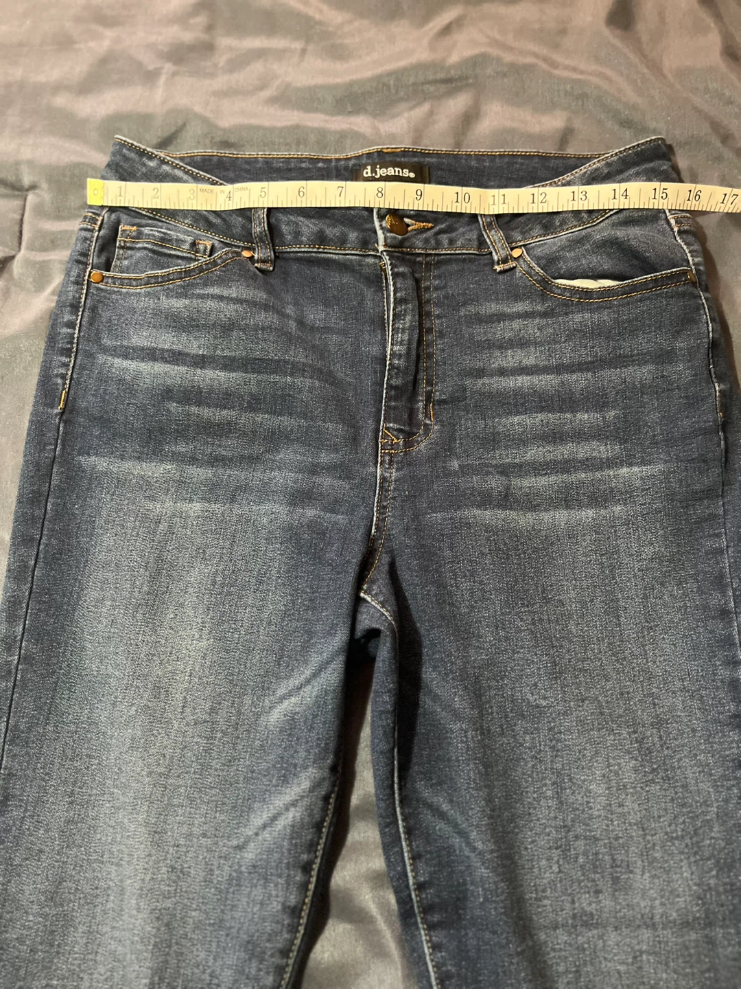 Size 8 d.jeans Women's Dark Wash Skinny Jeans - photo 3