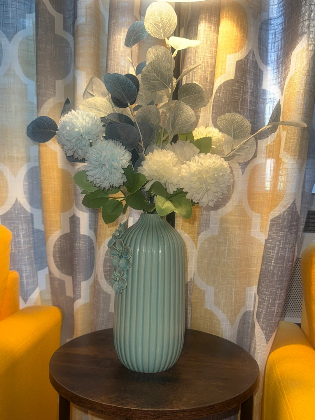Decorative Vase with Faux Flowers - photo 2