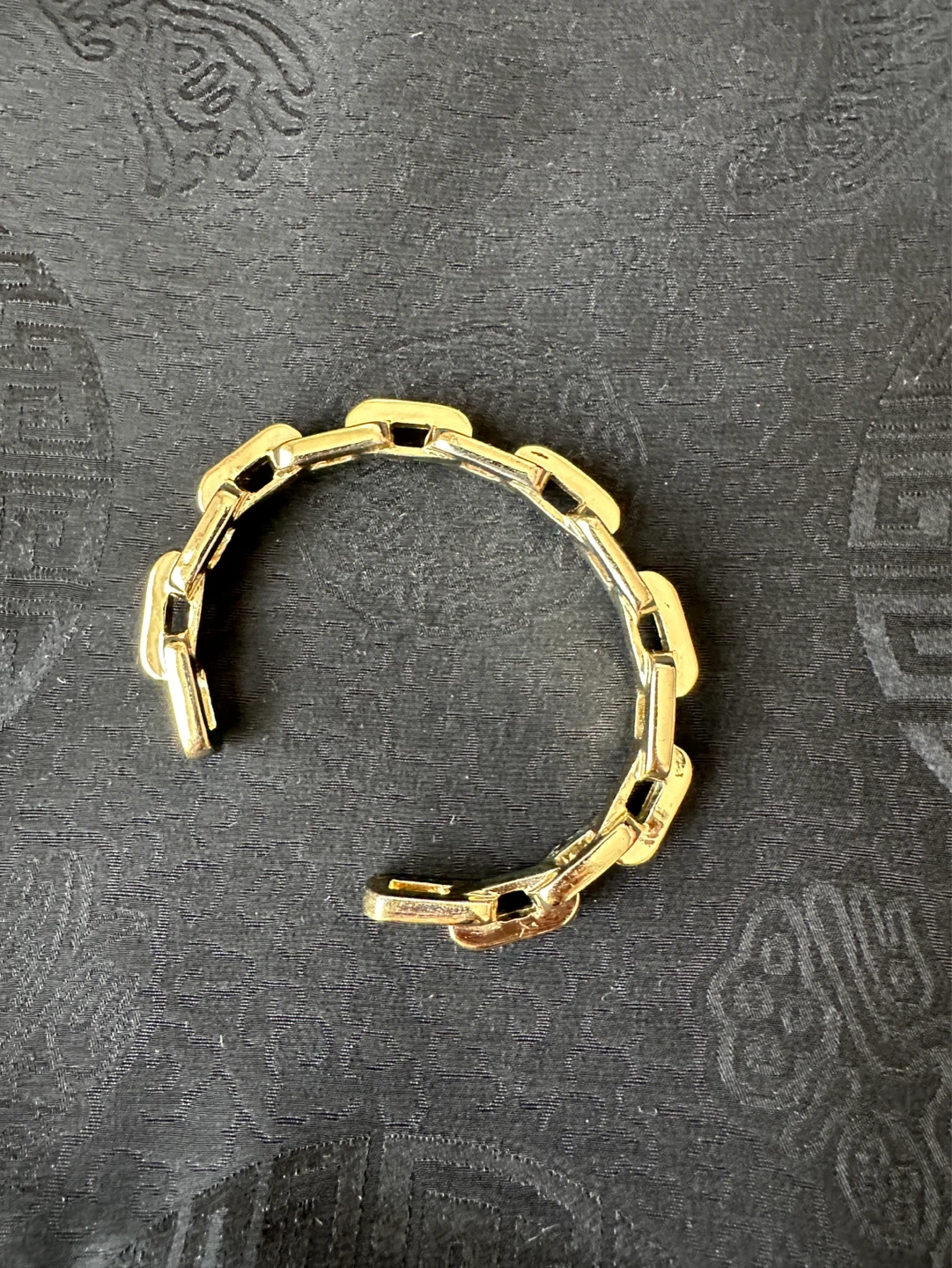 MNG Gold Tone Chain Link Cuff Bracelet - photo 3