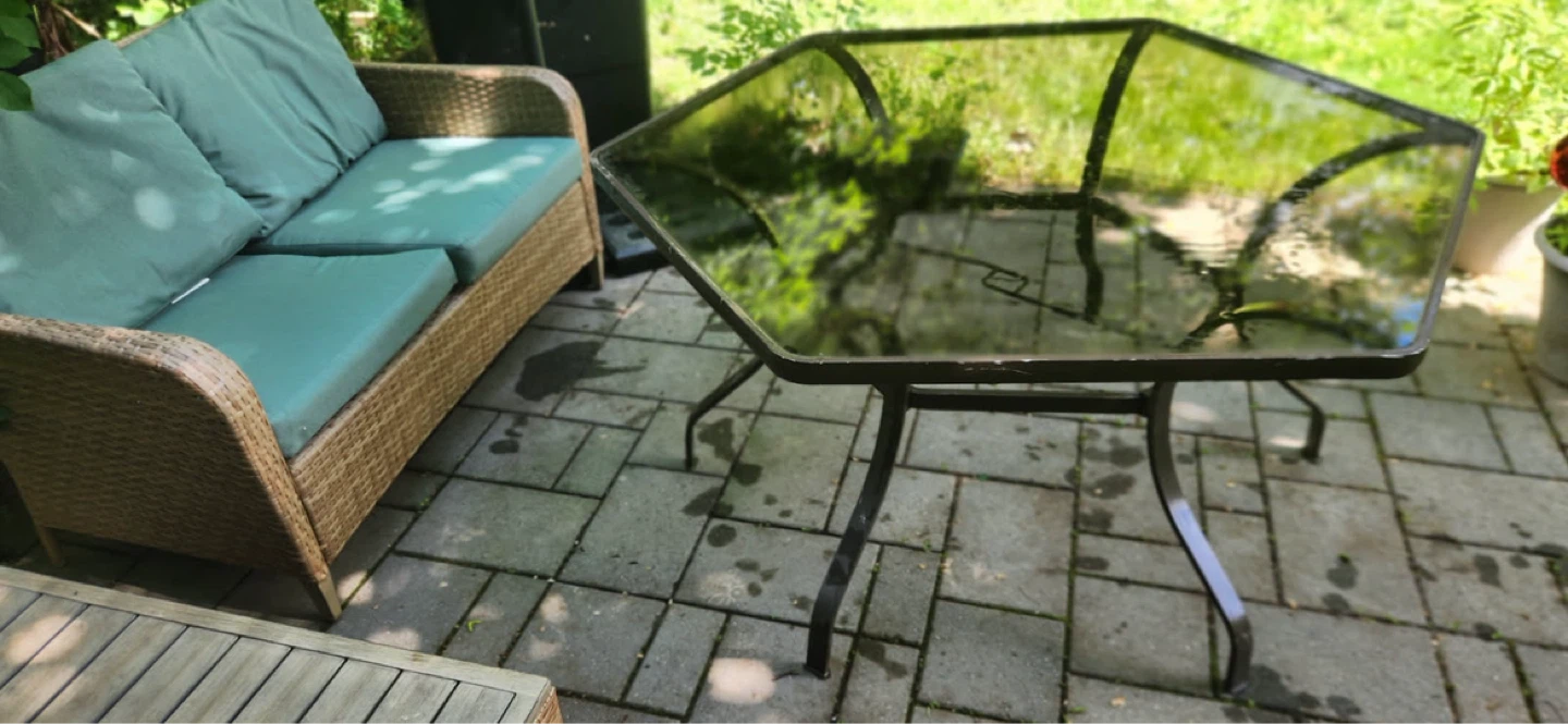 FREE Glass Patio Table