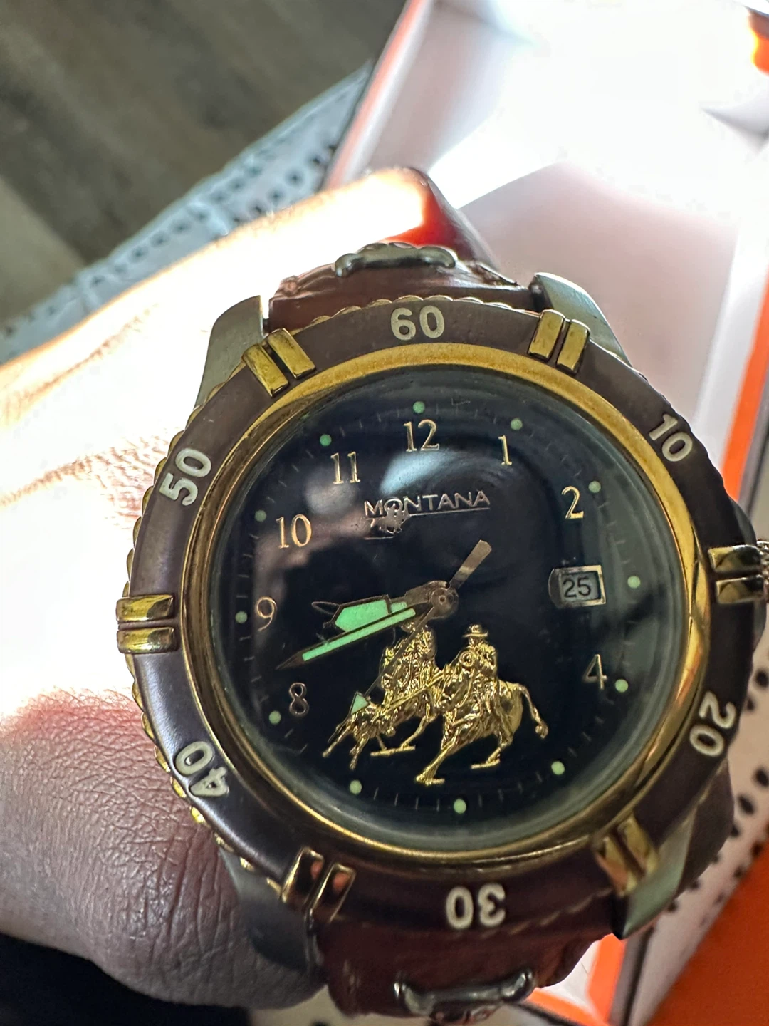 Montana Watch with Bull Skull Detail - photo 3