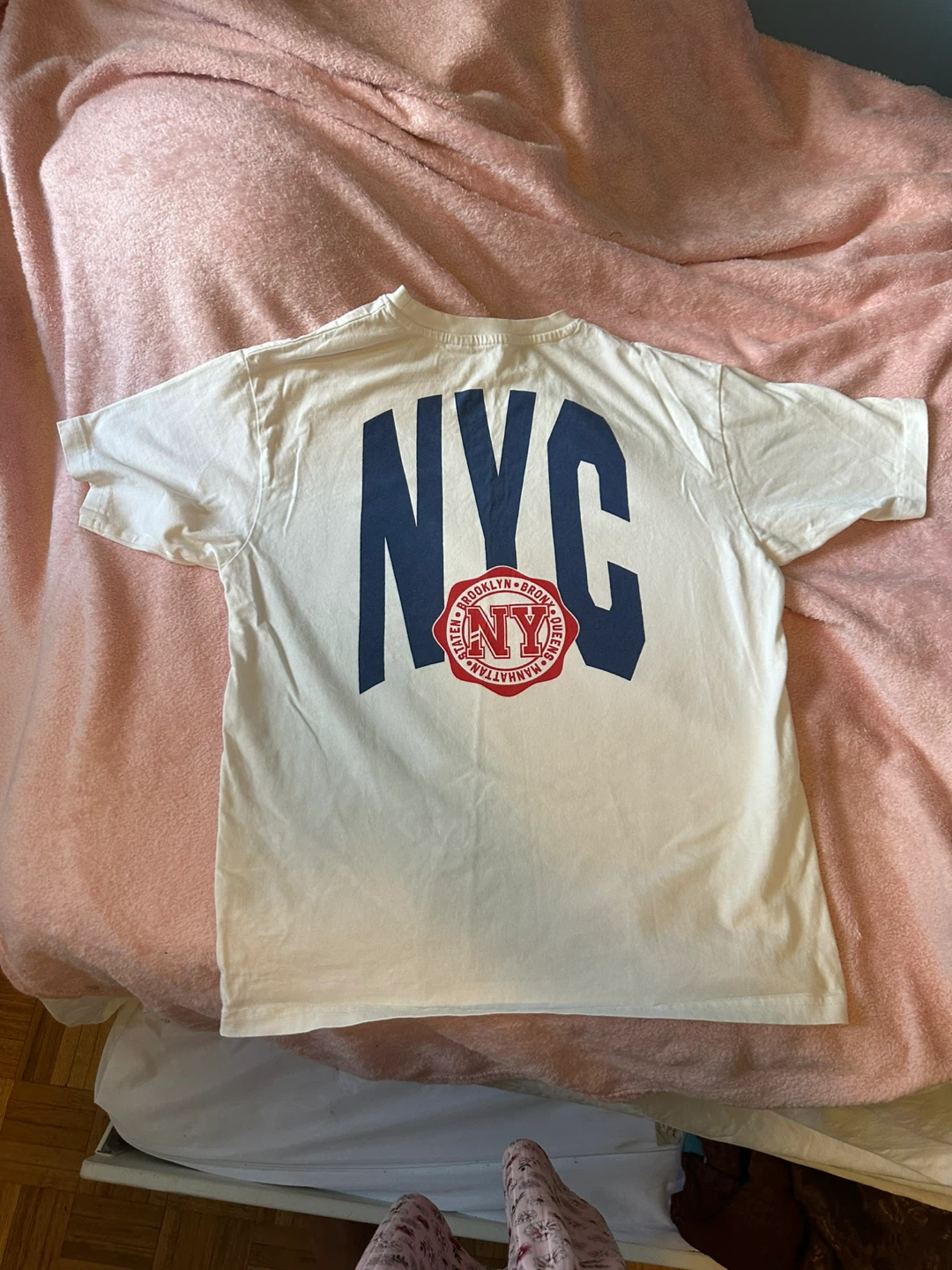 H&M White NYC Graphic T-Shirt