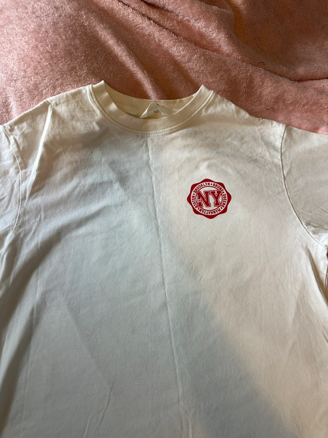 H&M White NYC Graphic T-Shirt - photo 3