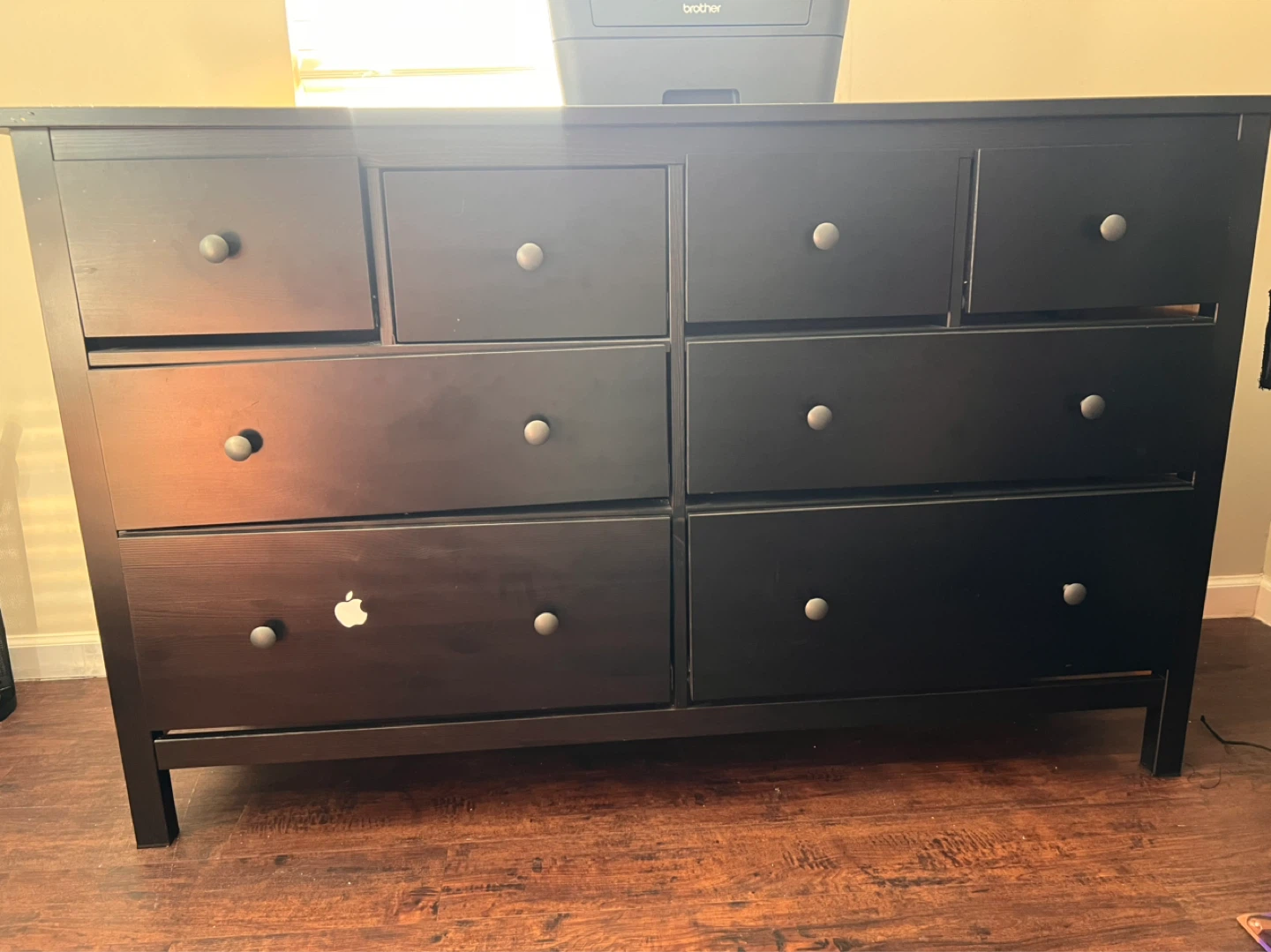 Black 8-Drawer Dresser - photo 2