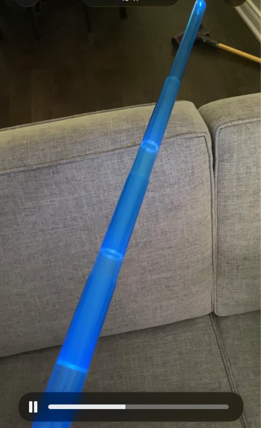 Star Wars Blue Light Up Toy Lightsaber - photo 3