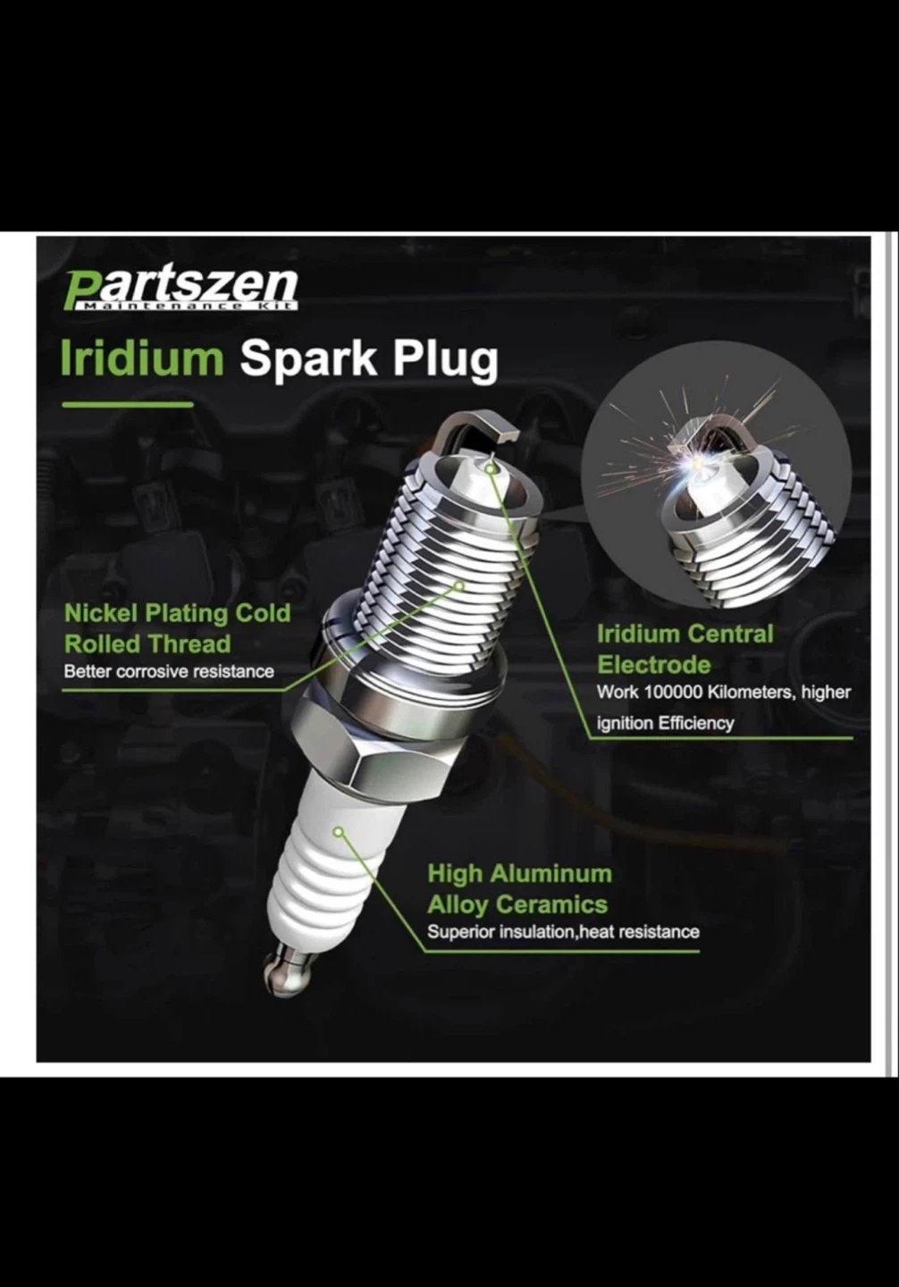 Partsen Ignition Coils & Iridium Spark Plugs - photo 4