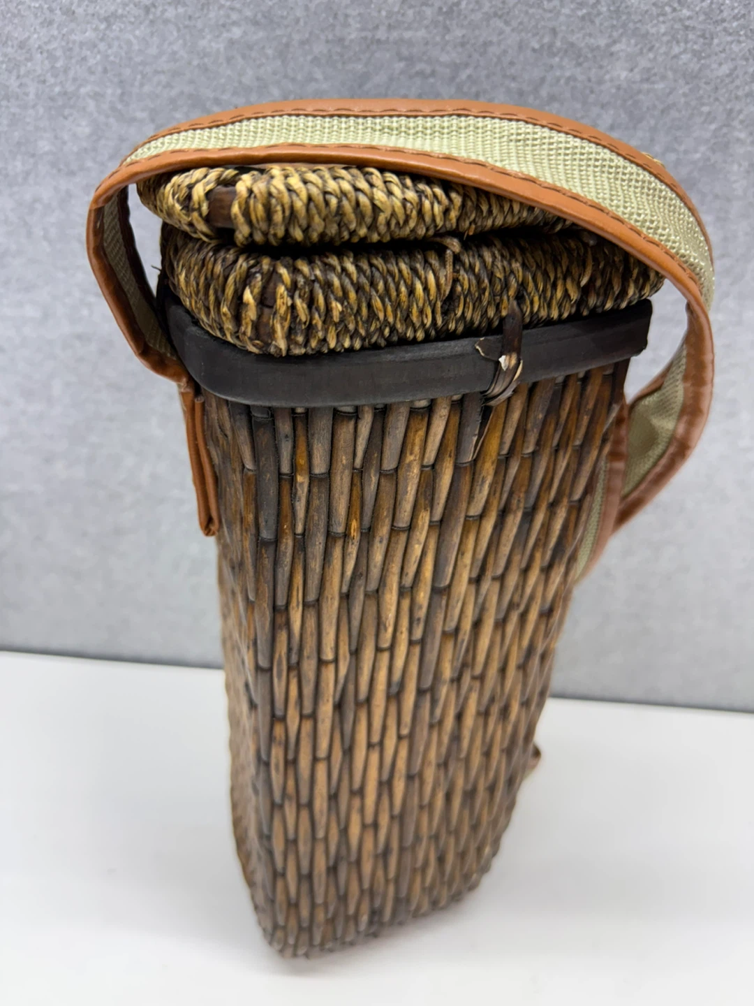 Vintage Wicker Wine Cooler - photo 4