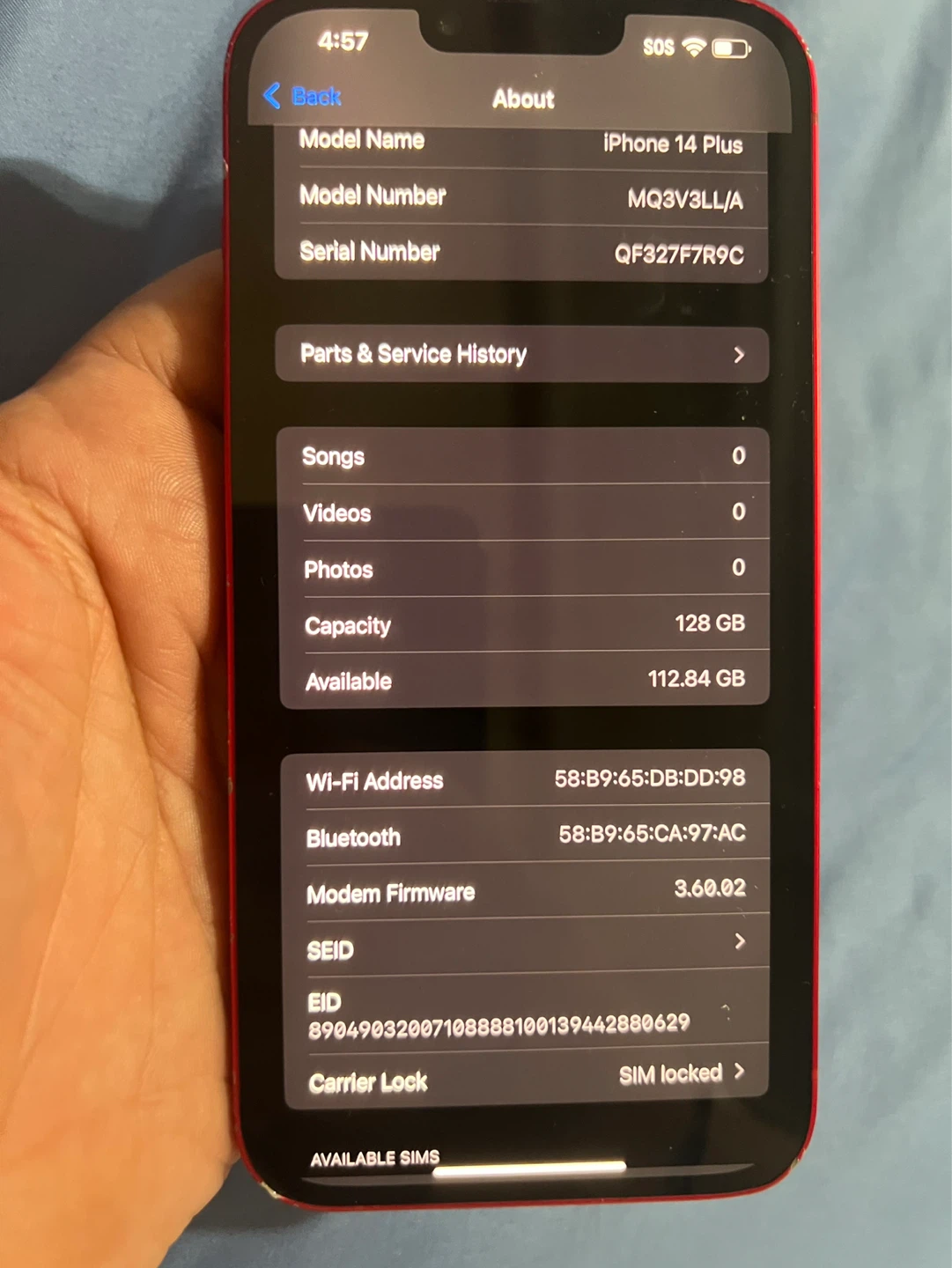 Apple iPhone 14 Plus - Red AtAndT Phone - photo 2