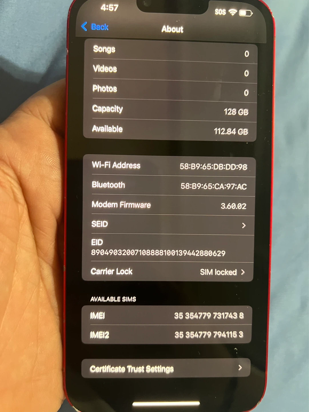 Apple iPhone 14 Plus - Red AtAndT Phone - photo 3