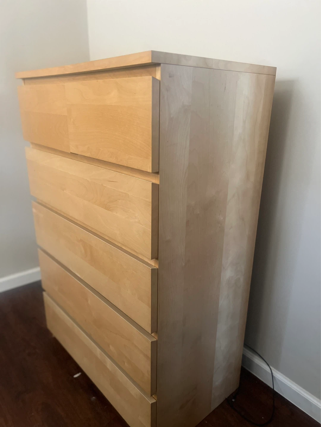 IKEA MALM 6-Drawer Chest of Drawers - Birch Veneer - photo 2