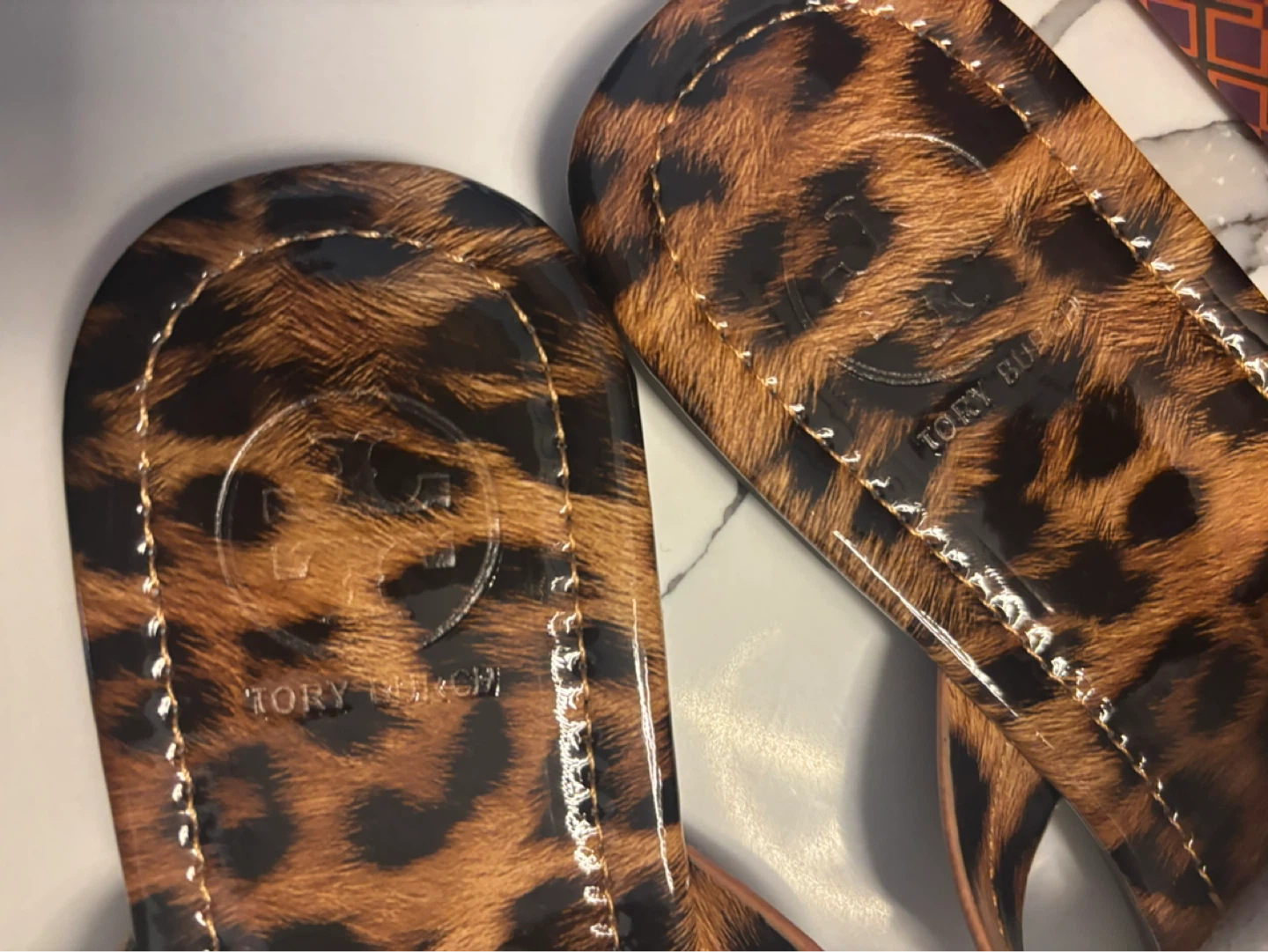 Tory Burch Leopard Print Sandals Size 40 - photo 4