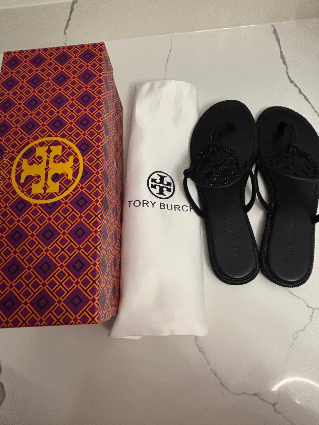 Tory Burch Black Flip Flops - photo 2