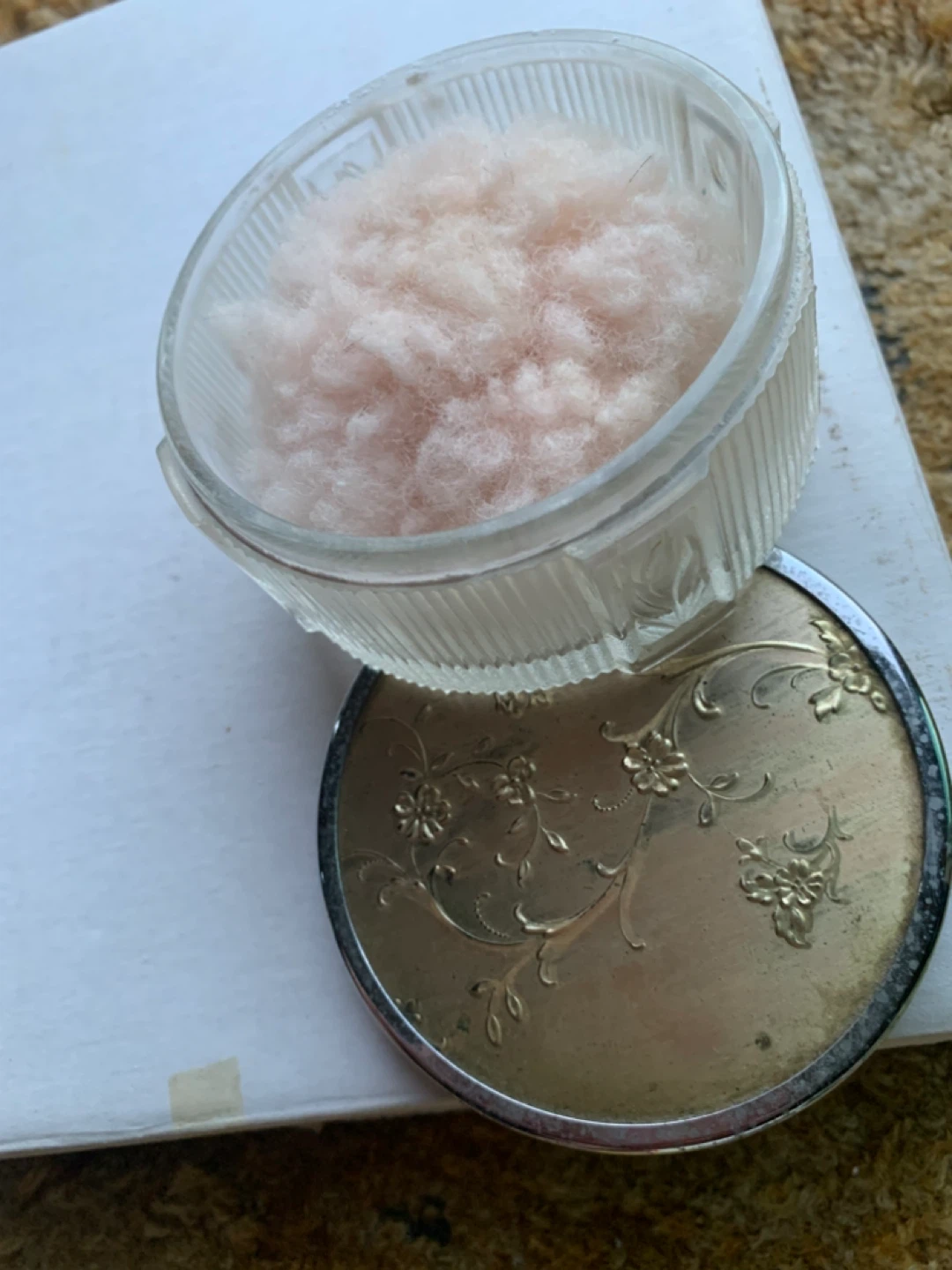 Vintage Glass Powder Jar - photo 4