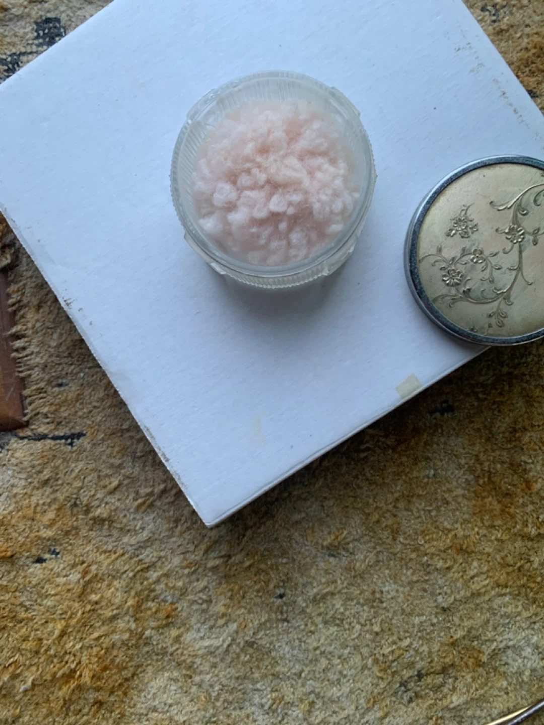 Vintage Glass Powder Jar - photo 3