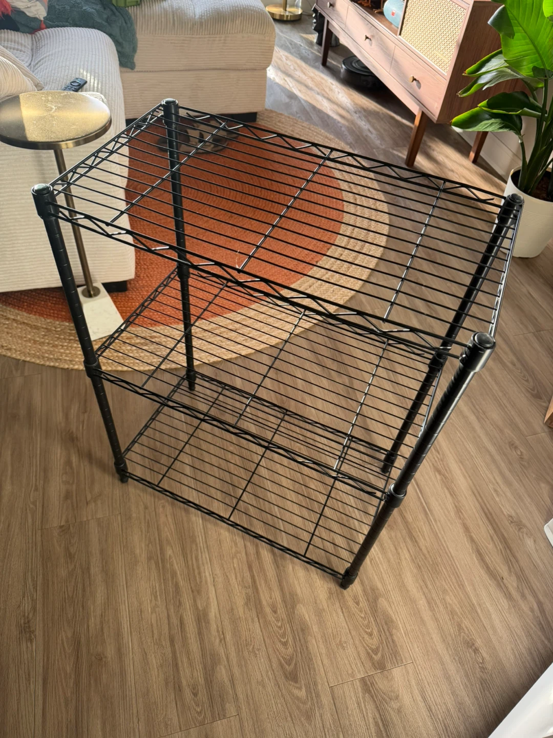 Black Wire Shelving Unit - 3 Tier - photo 2