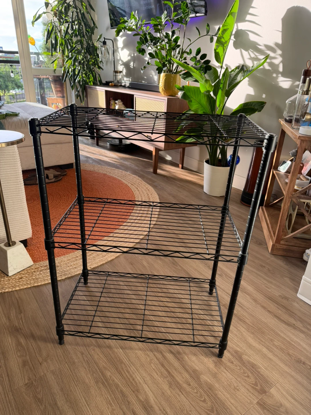 Black Wire Shelving Unit - 3 Tier