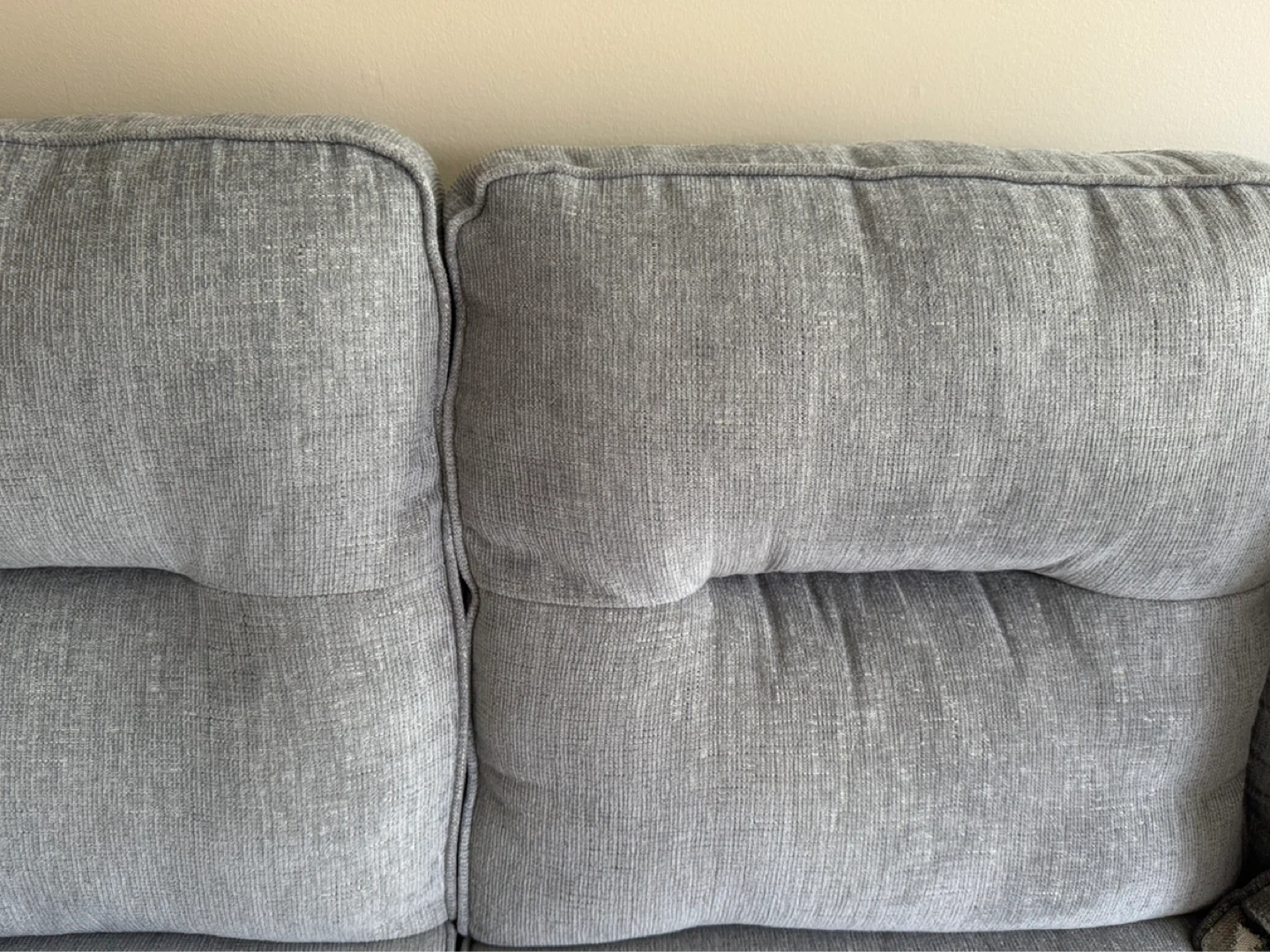 Grey Sofa with Accent Pillows - photo 3