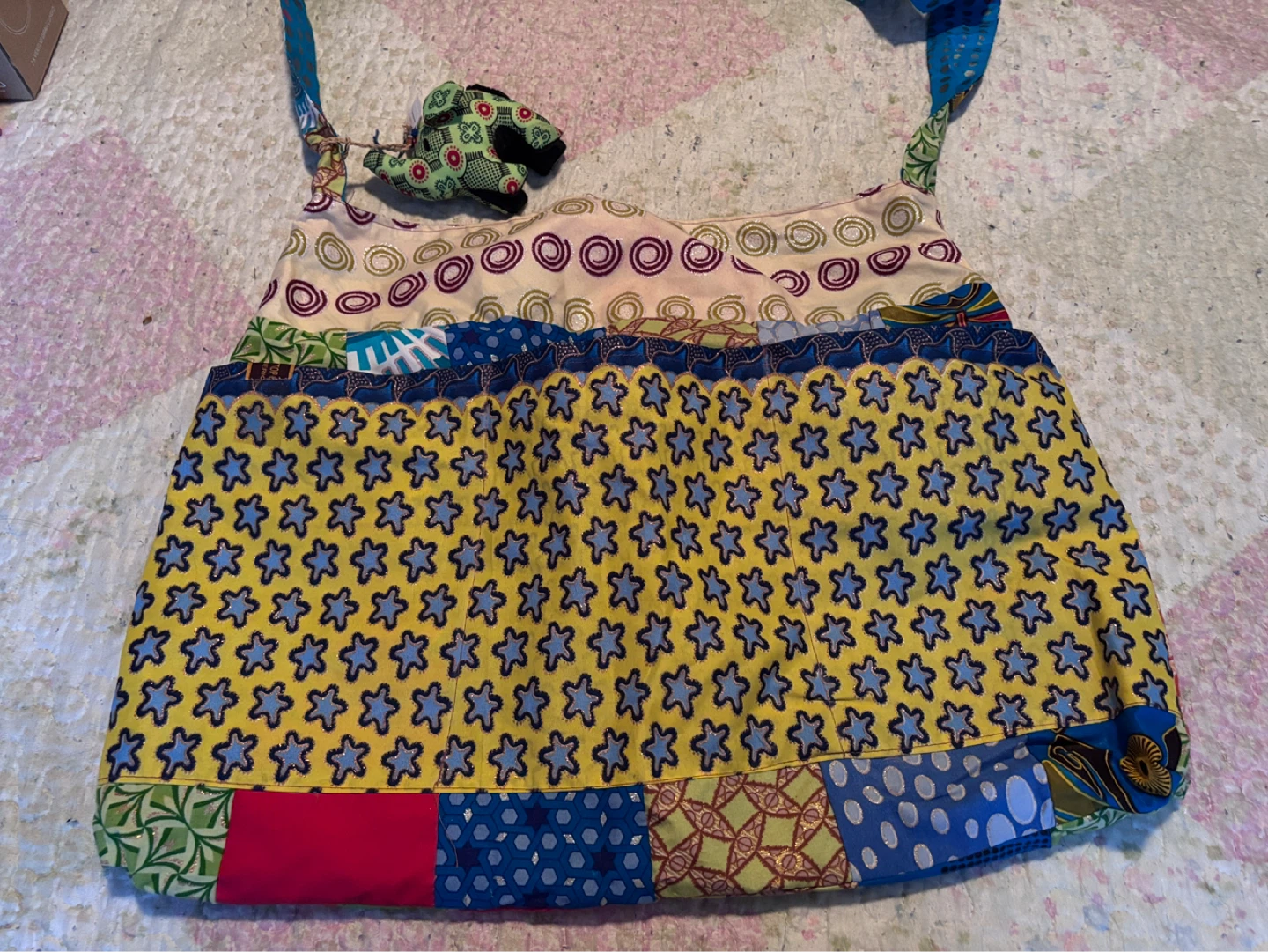 Patchwork Shoulder/ crossbody Bag - photo 3