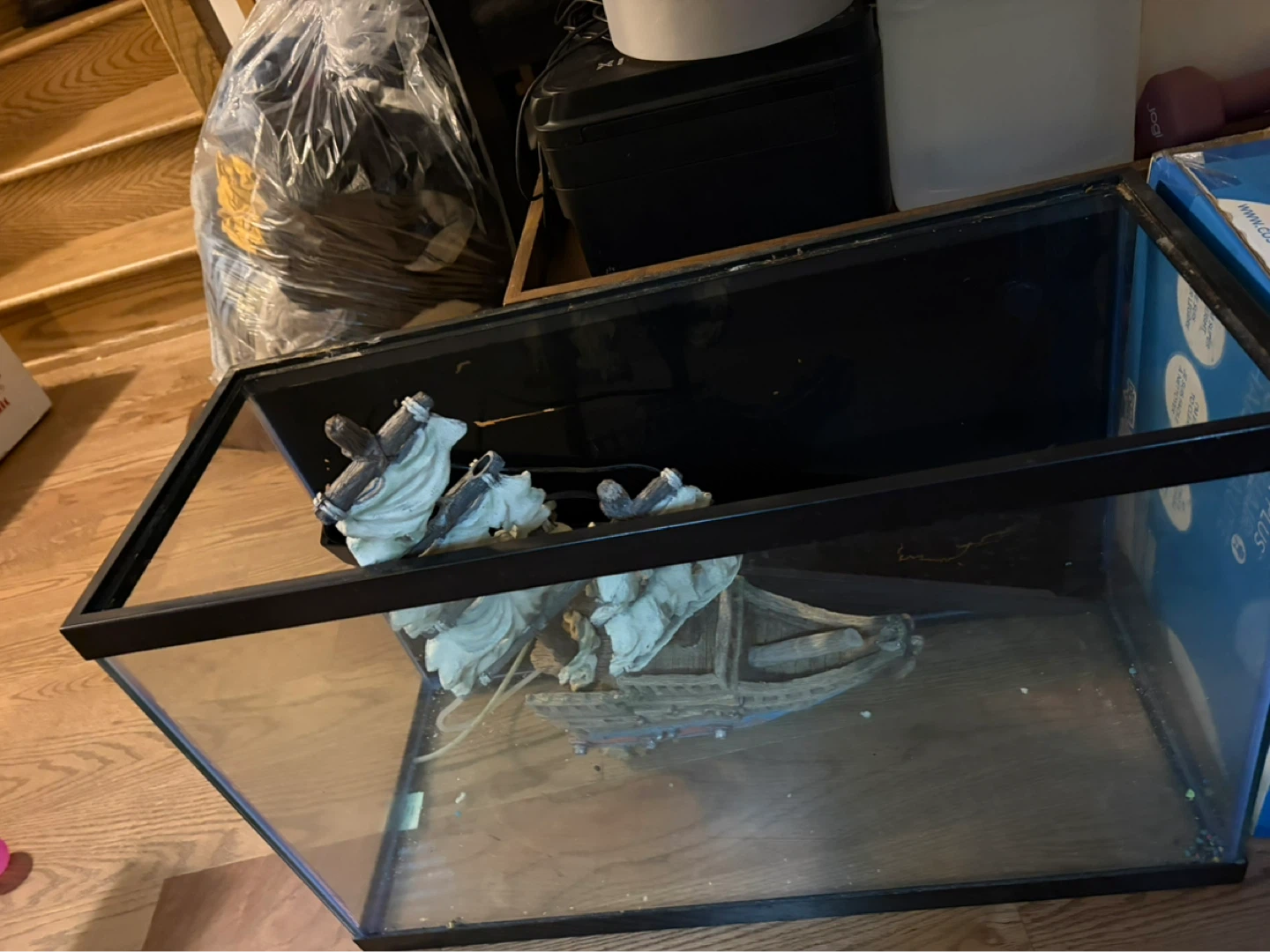 Aquarium Tank with Ship Decor - photo 5