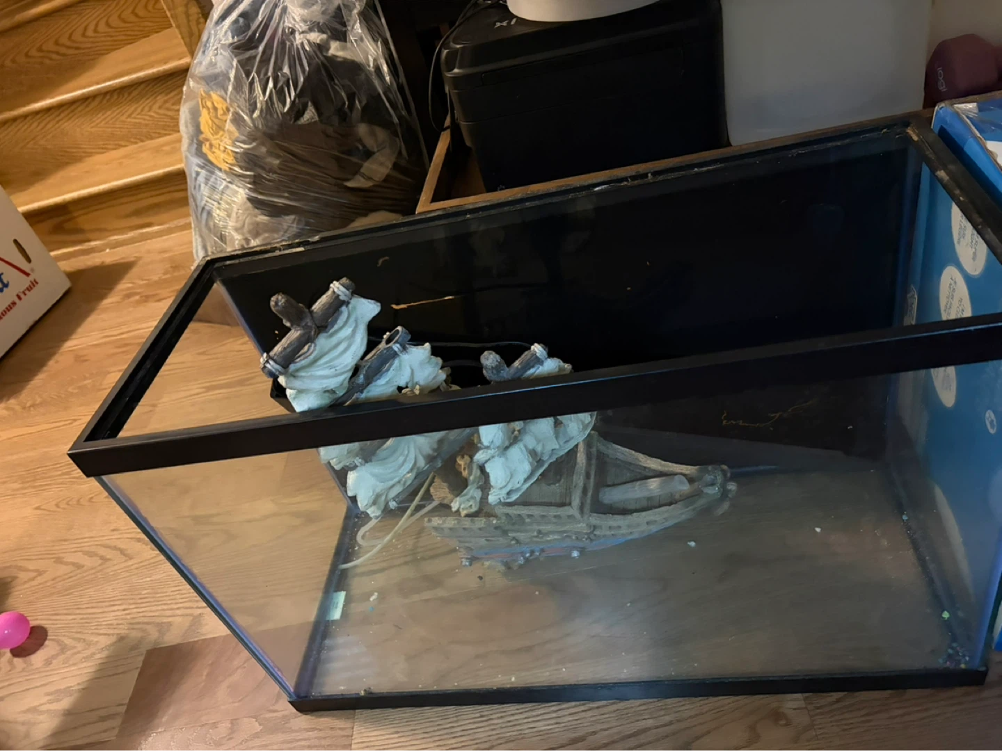 Aquarium Tank with Ship Decor - photo 4