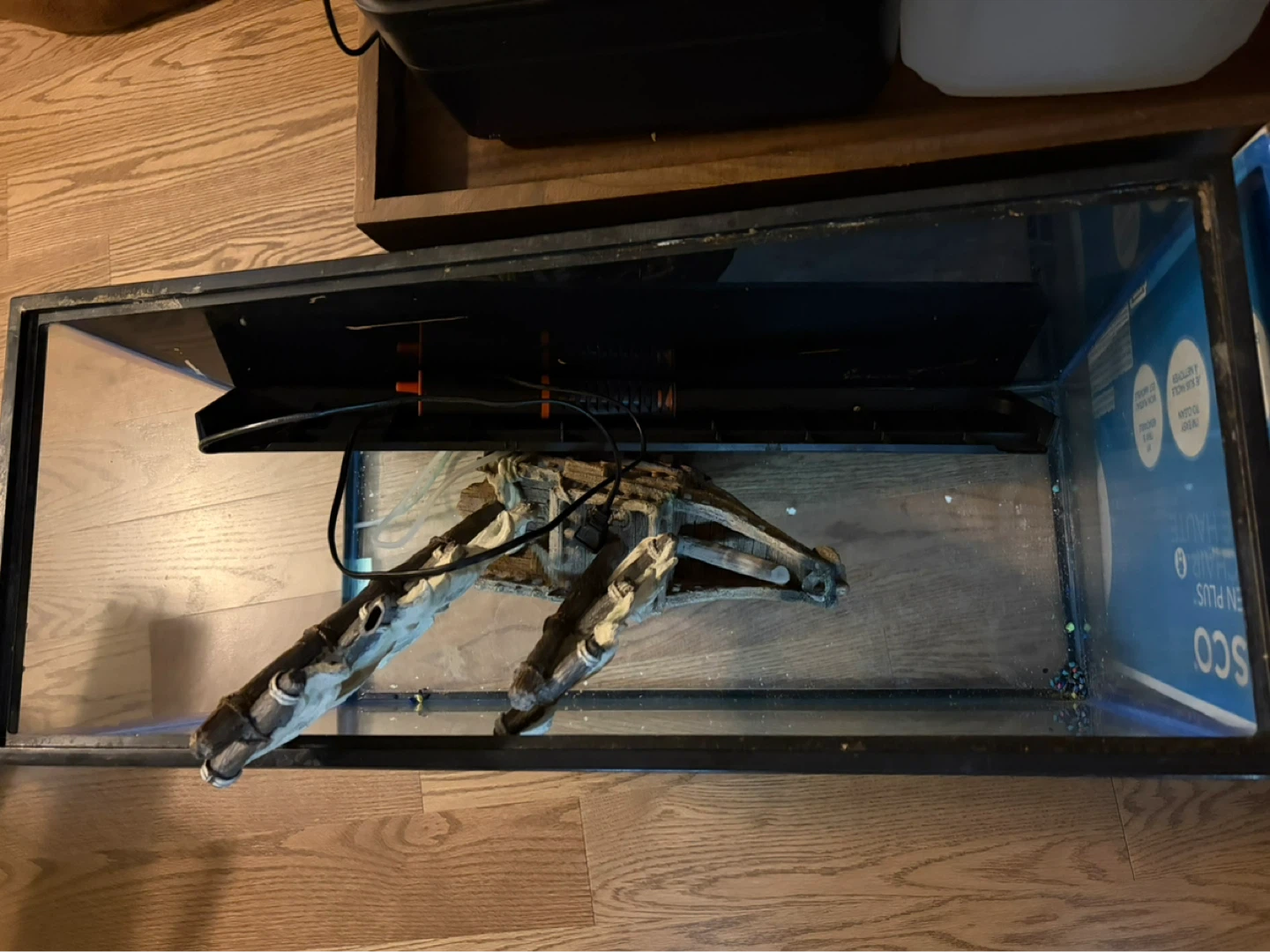 Aquarium Tank with Ship Decor - photo 3