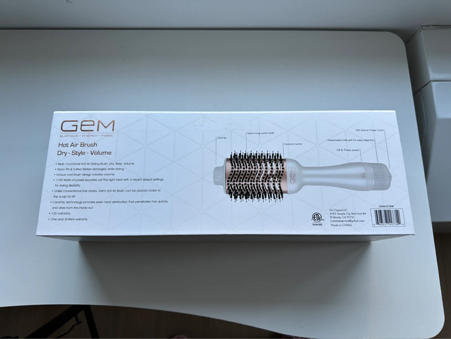 NEVER USED GEM Hot Air Brush - Dry-Style - Volume - photo 3