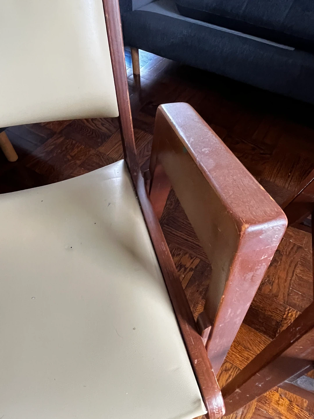 Vintage Armchairs - Red and Beige Set of 2 - photo 5