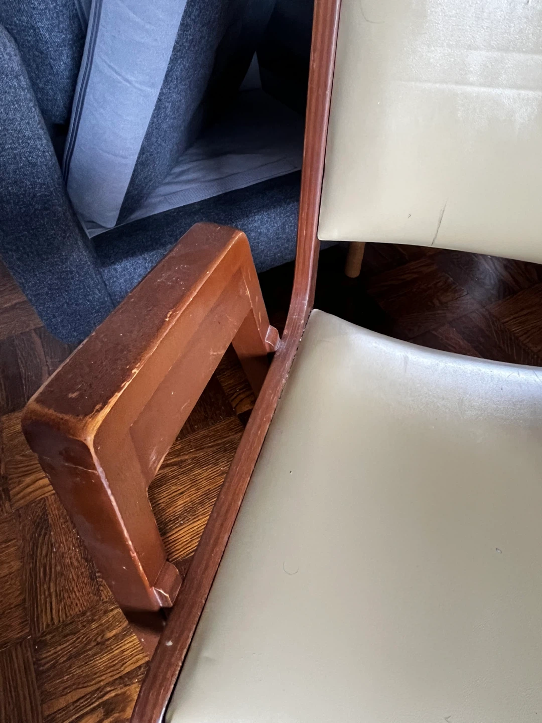 Vintage Armchairs - Red and Beige Set of 2 - photo 4