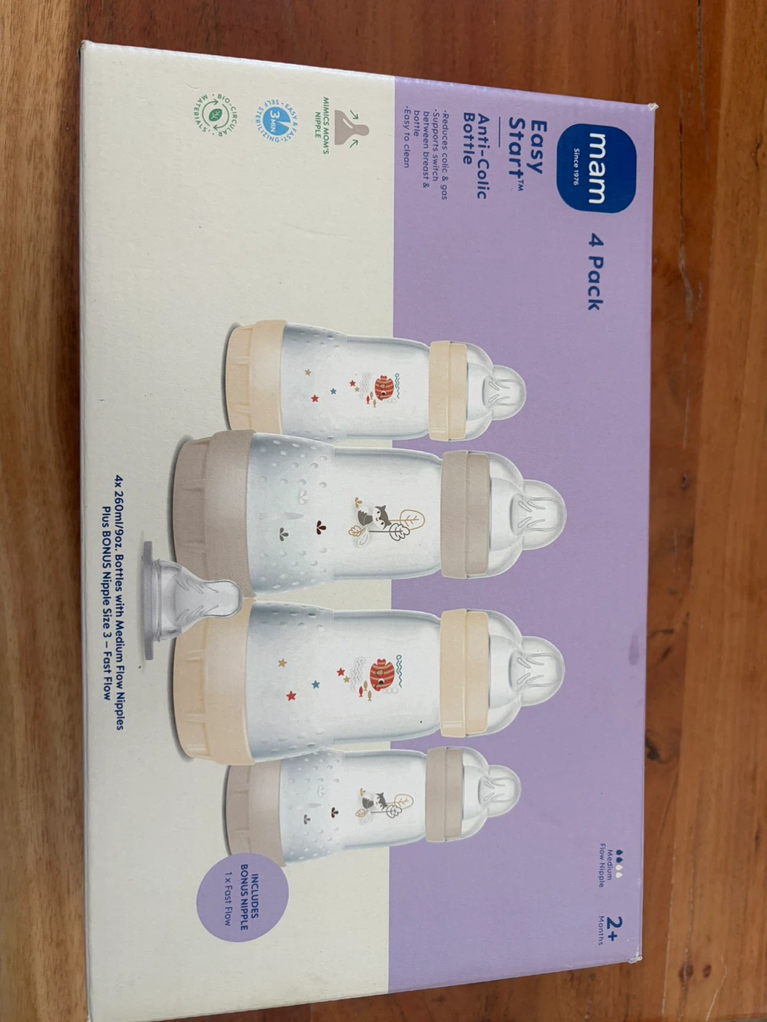 MAM Easy Start Anti-Colic Baby Bottles - 4 Pack - photo 5