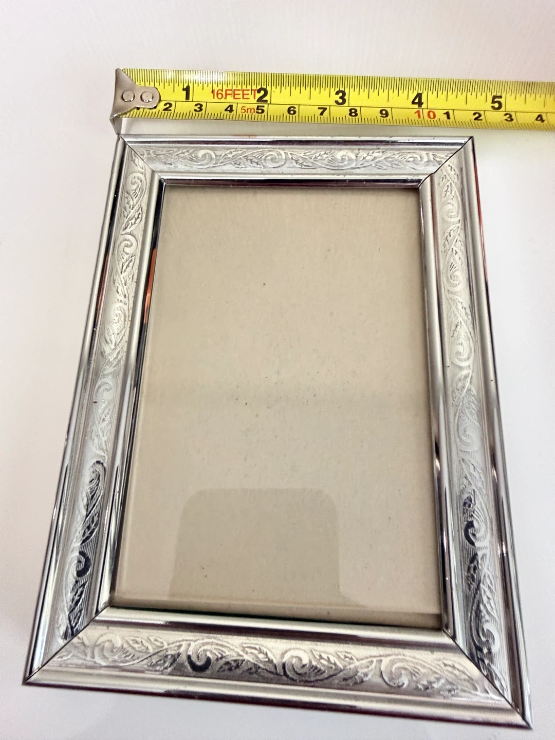 Ornate Silver Tone Picture Frame - photo 4