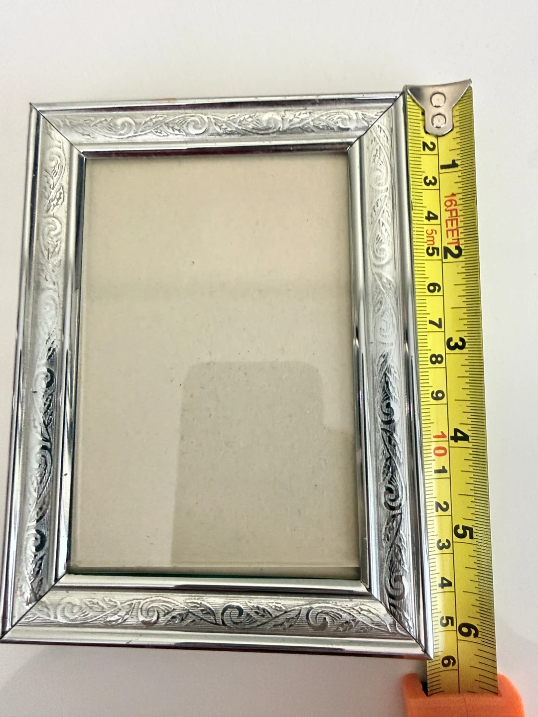 Ornate Silver Tone Picture Frame - photo 5