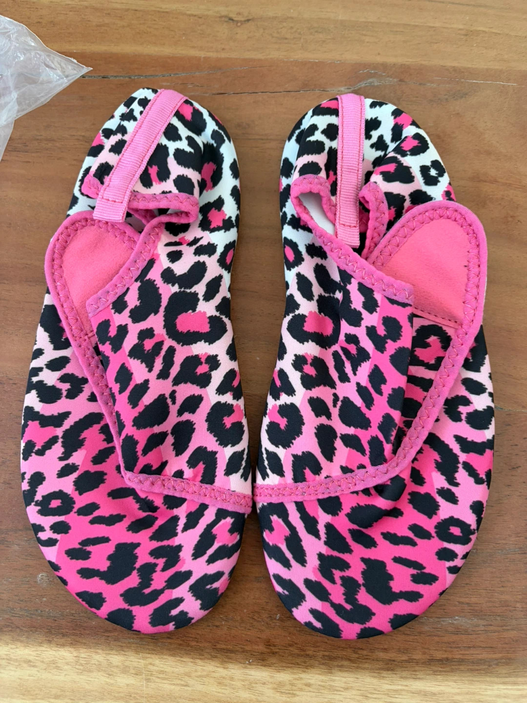 JIONFREE Unisex Child Toddler Water Shoes Leopard Print Pink - photo 3