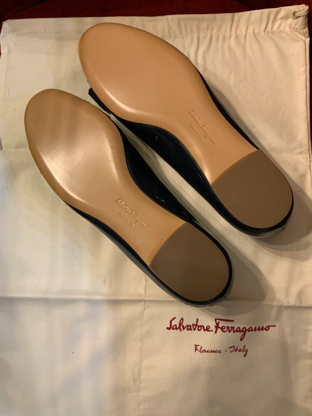 Salvatore Ferragamo Navy Blue flats Size 5.5 - photo 2