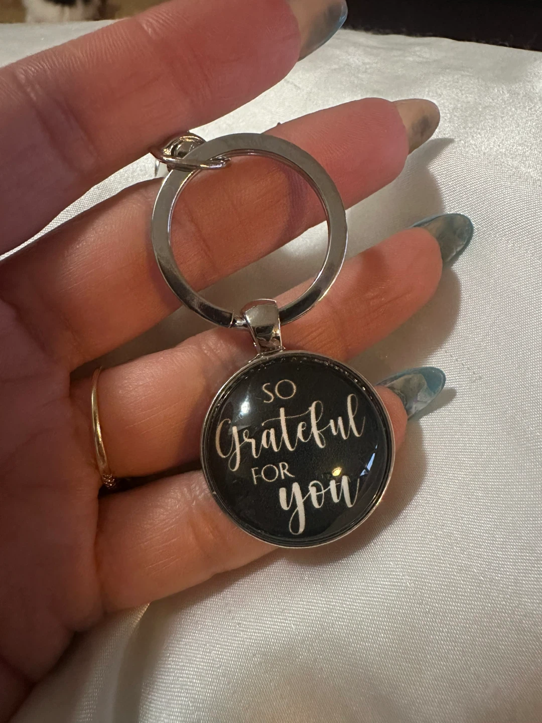 So Grateful For You Keychain - photo 2