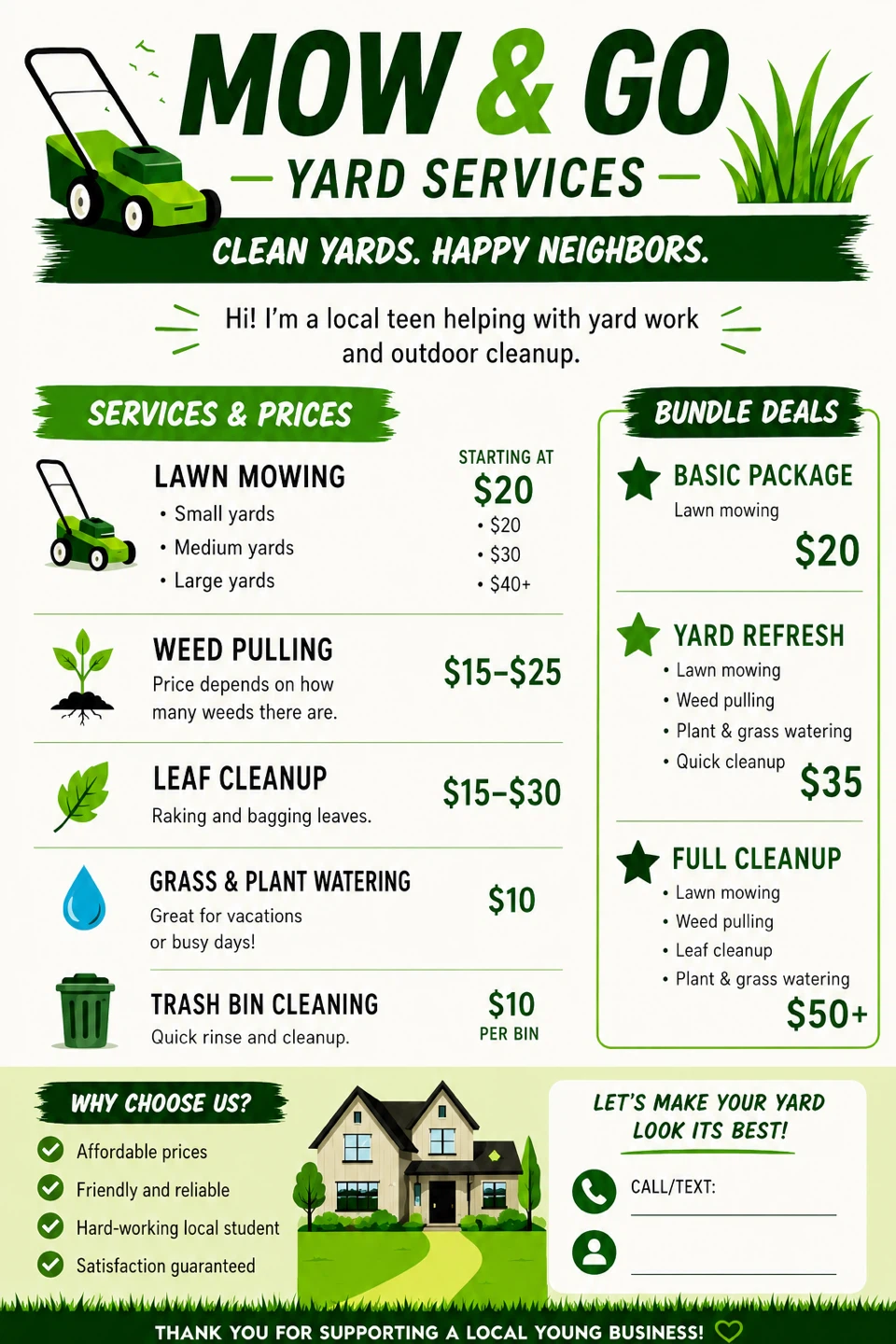 Yard service