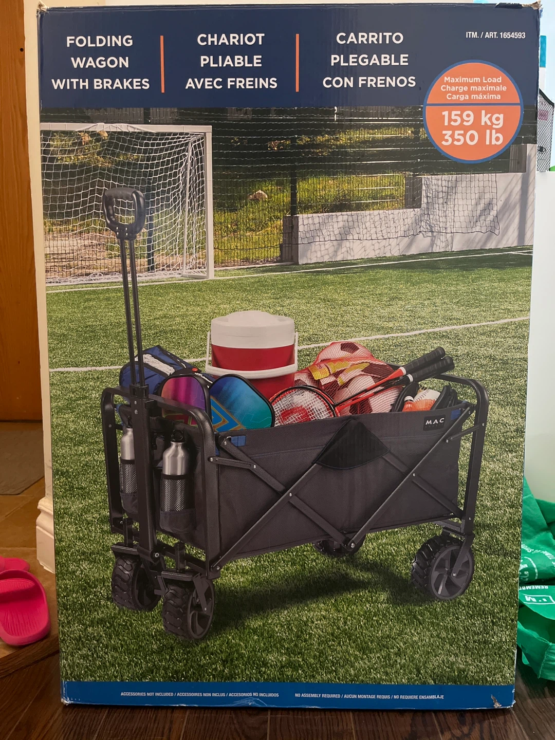 MAC Folding Wagon with Brakes